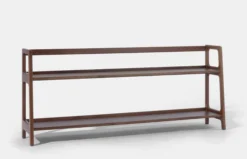 Agnes Long Shelving – Walnut