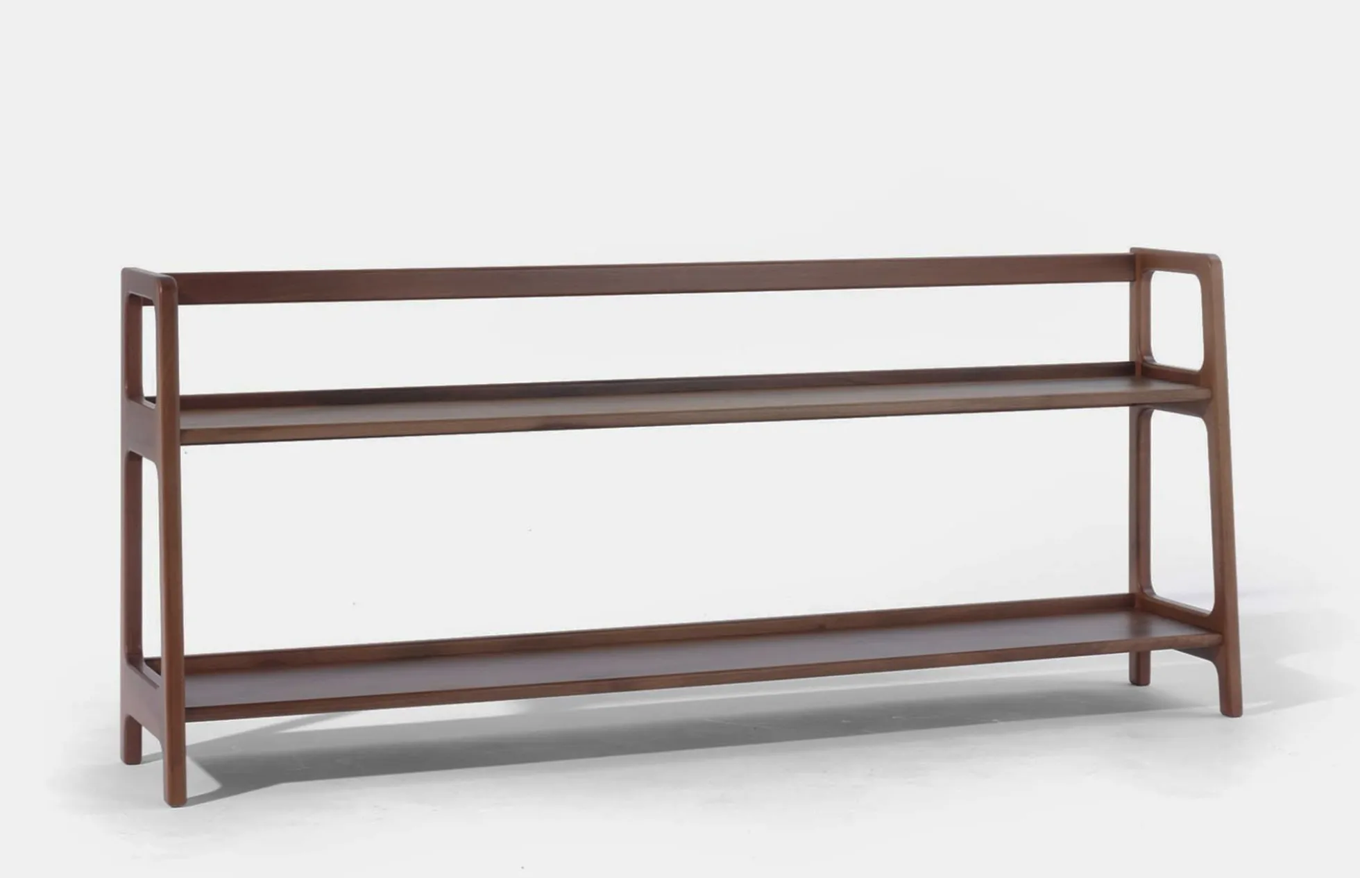 Agnes Long Shelving – Walnut