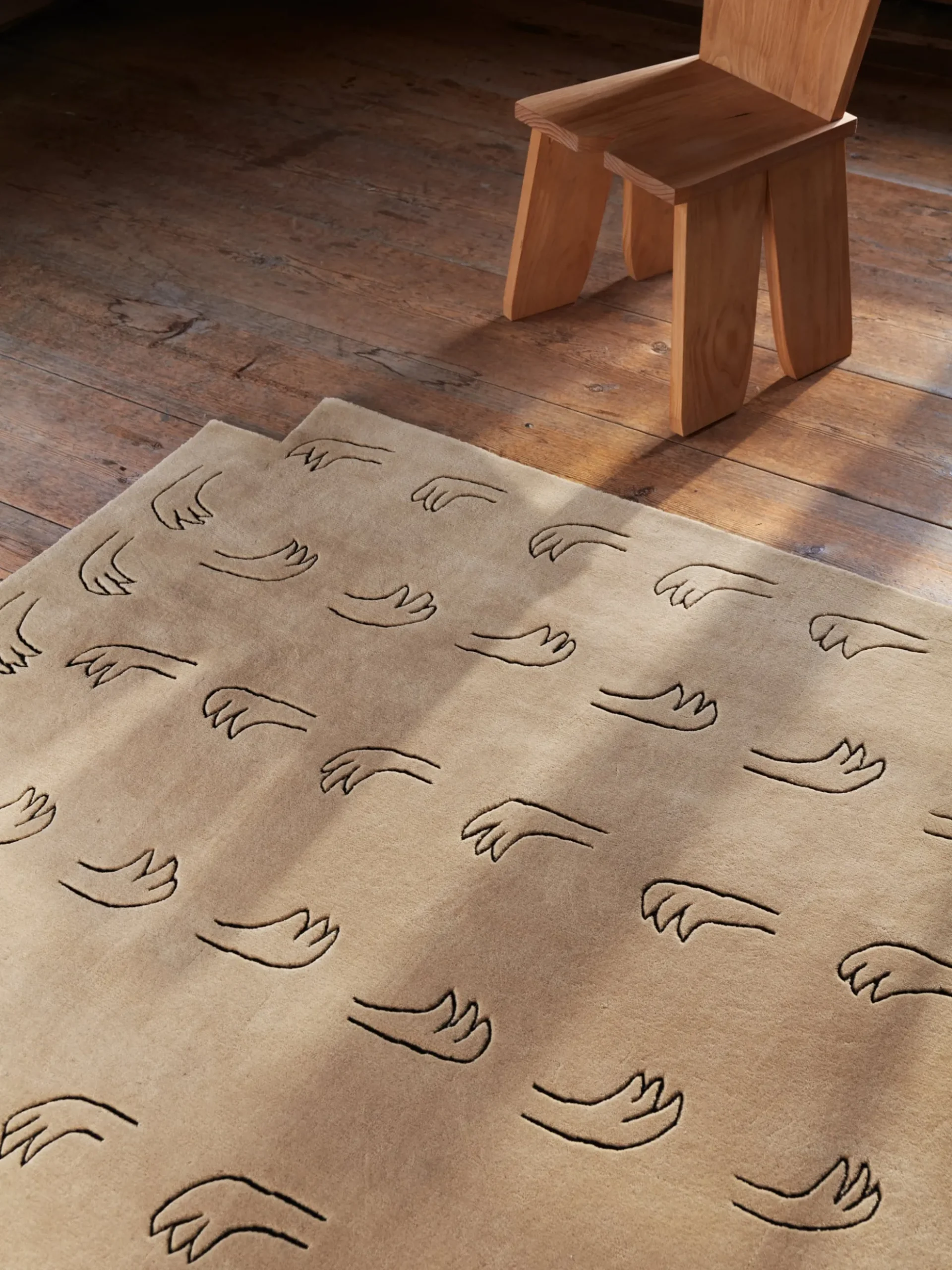 All Hands Rug - Beige