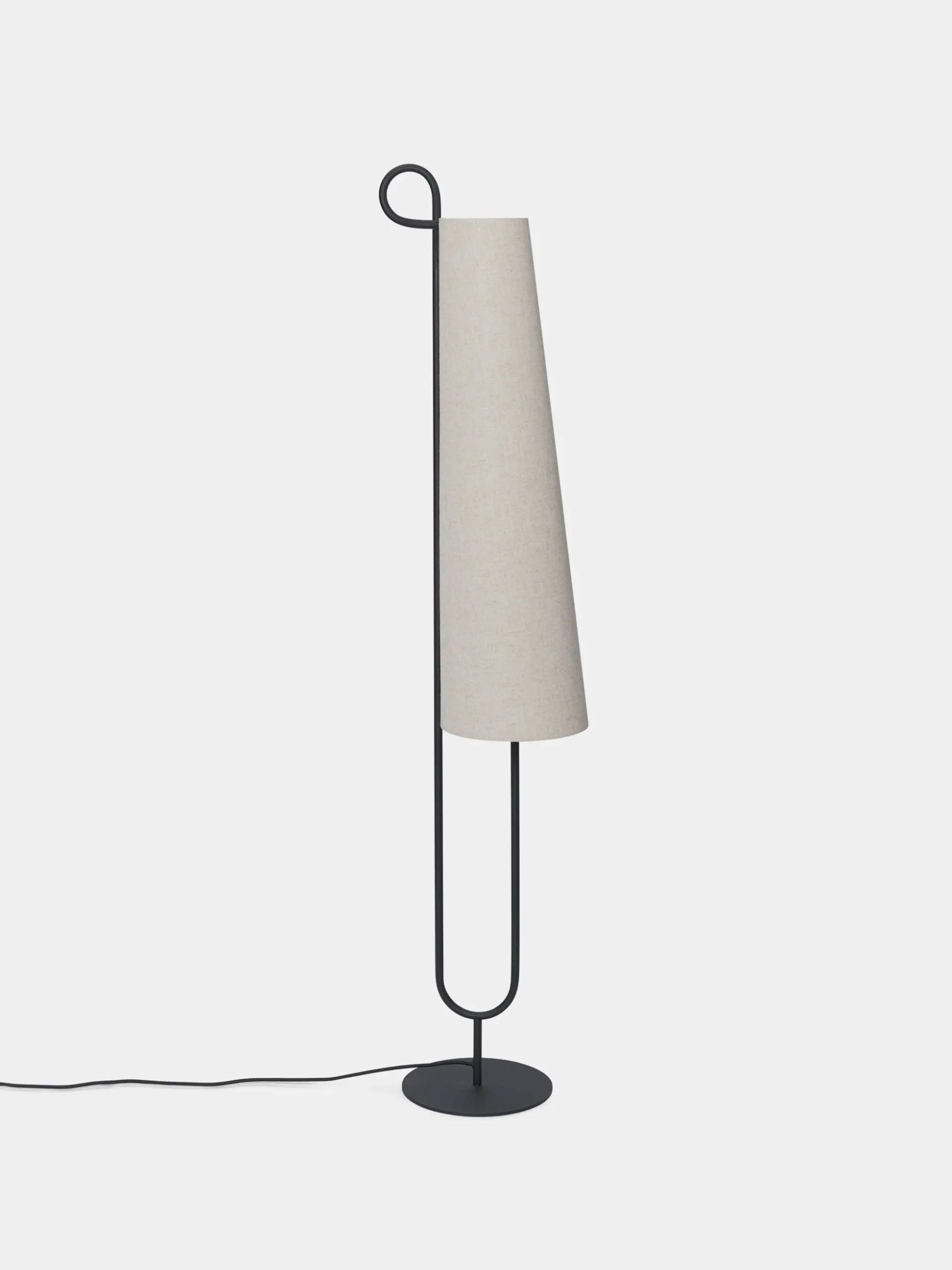 Ancora Floor Lamp - Black/Natural