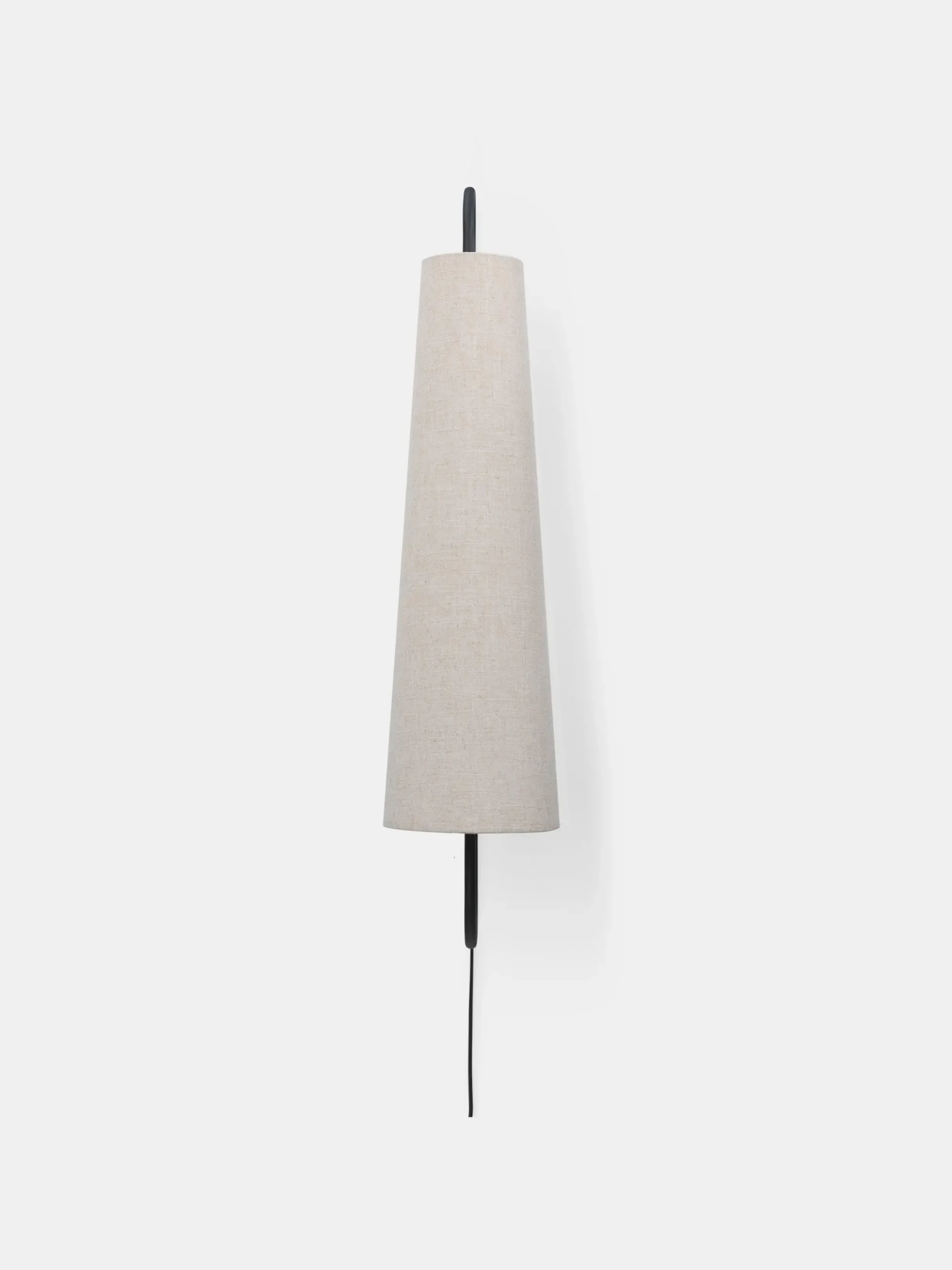 Ancora Wall Lamp 100 - Black/Natural