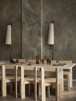 Ancora Wall Lamp 100 - Black/Natural