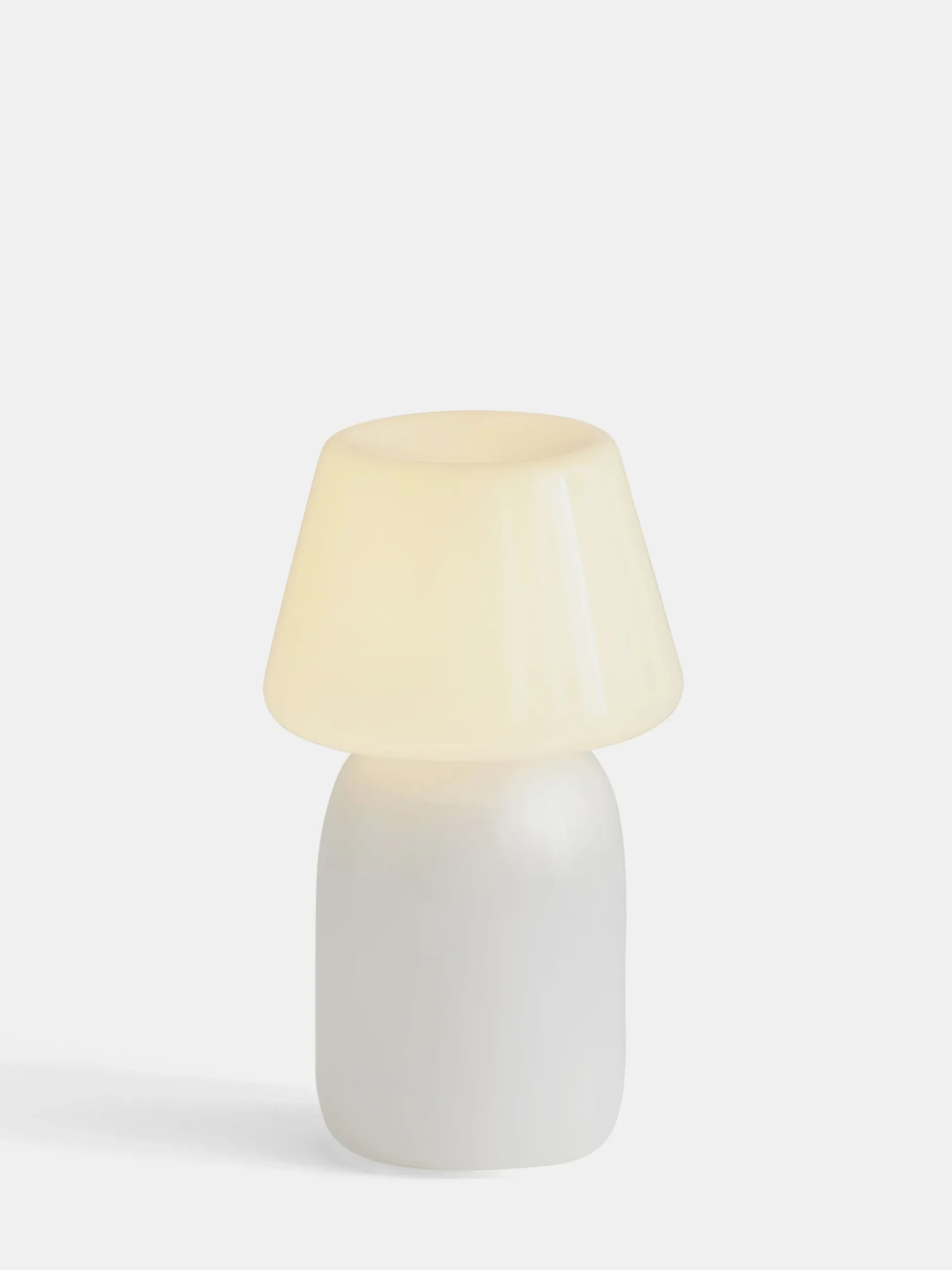 Apollo Portable Table Lamp - White Opal Glass