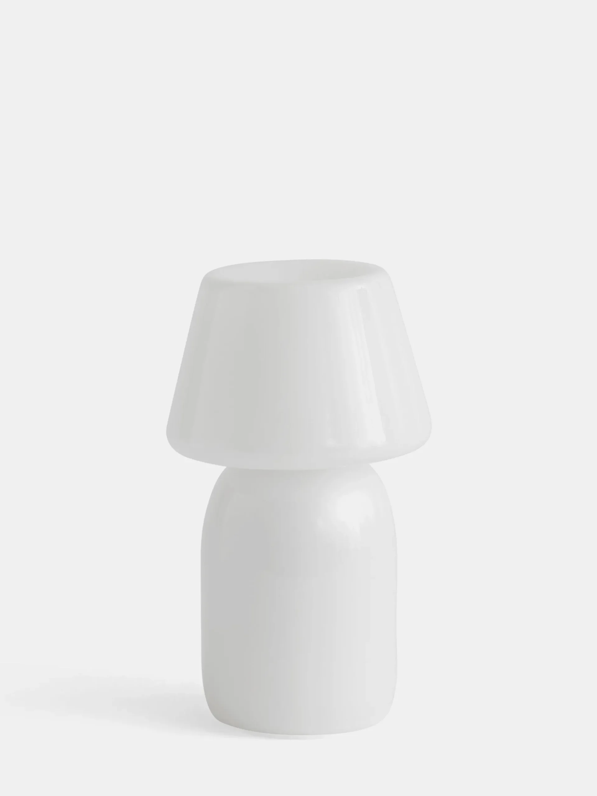 Apollo Portable Table Lamp - White Opal Glass