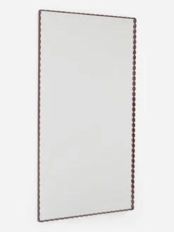 Arcs Mirror Rectangle L - Burgundy