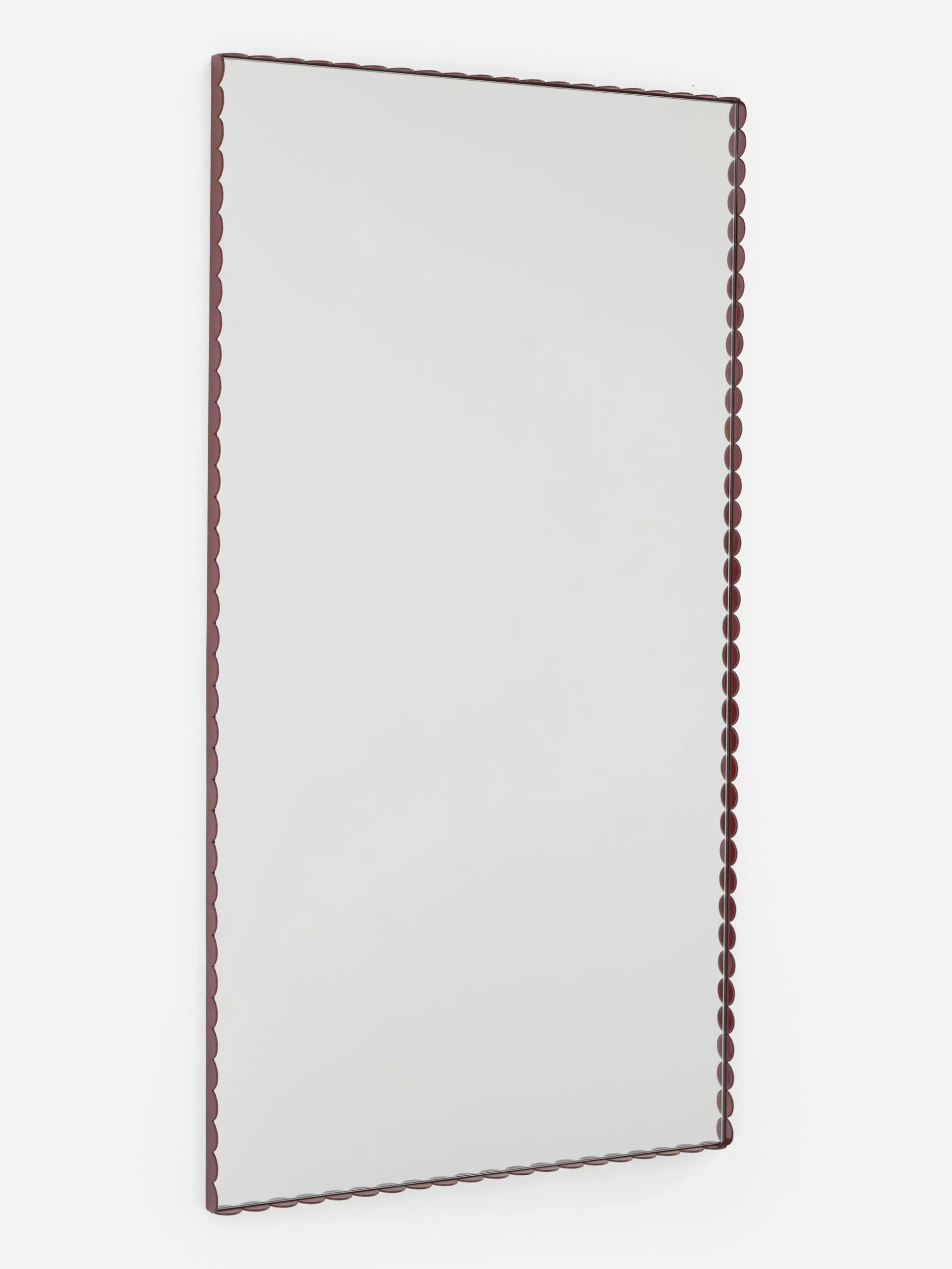 Arcs Mirror Rectangle L - Burgundy