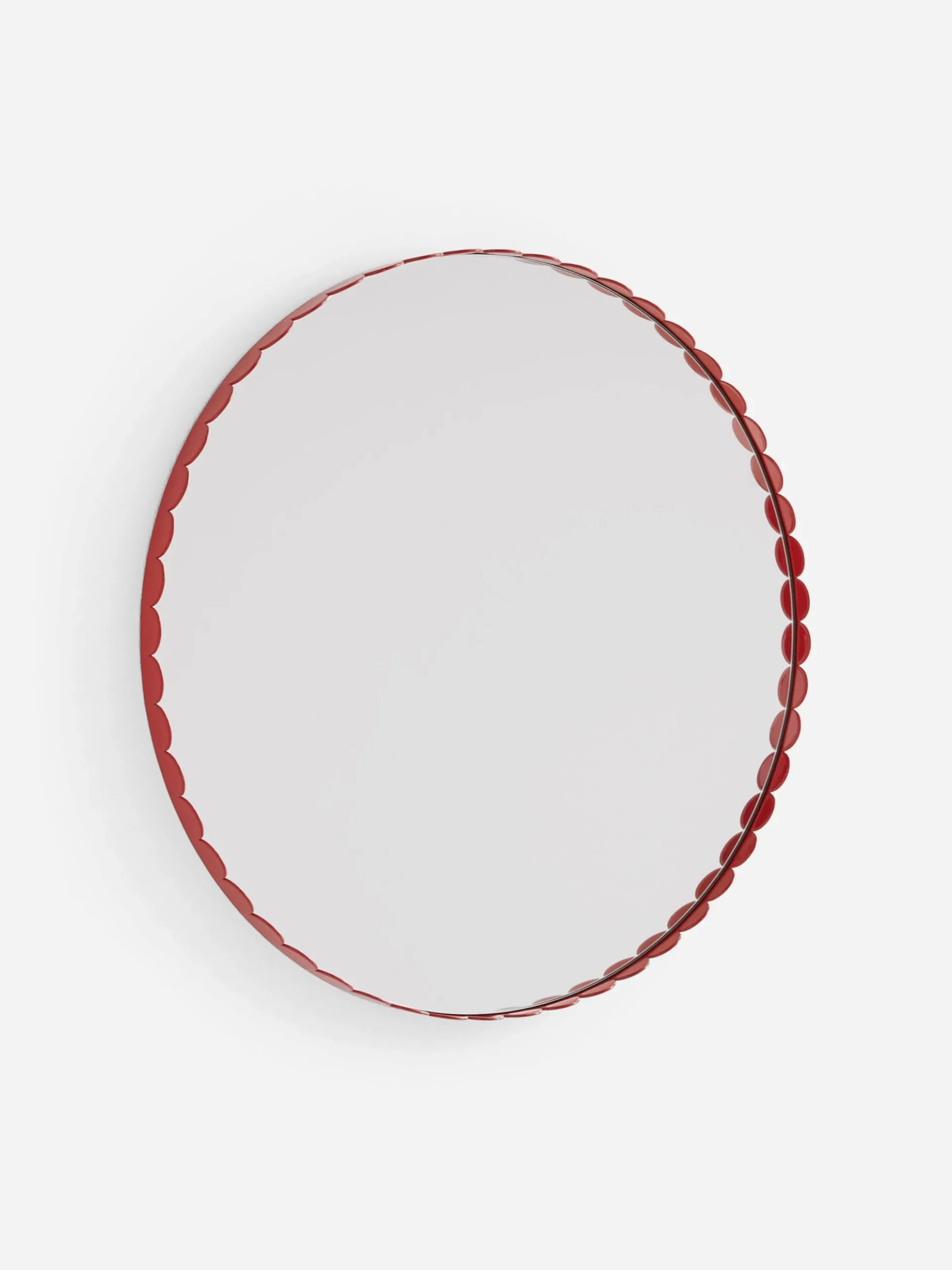Arcs Mirror Round - Red