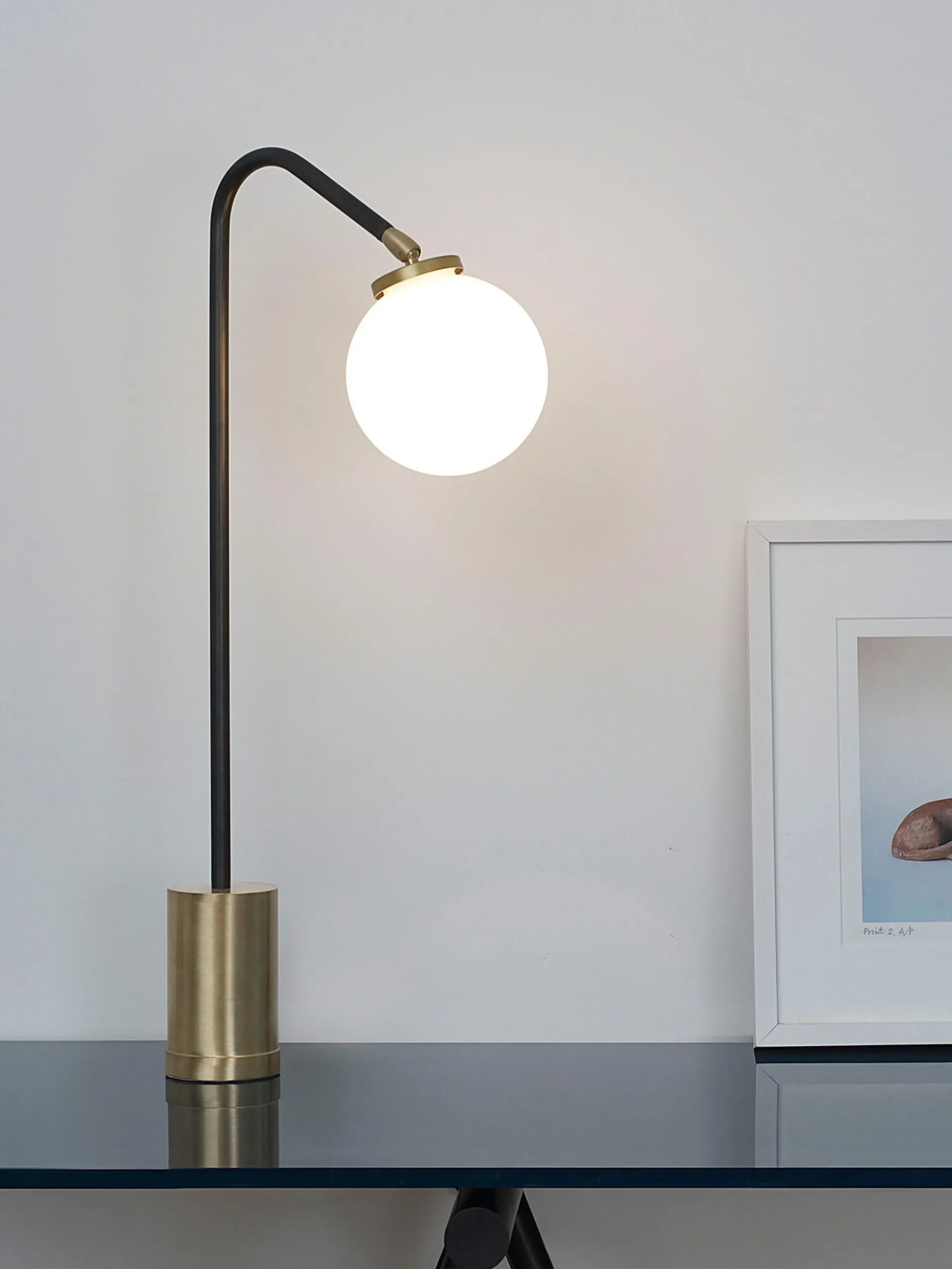 Array Opal Table Lamp