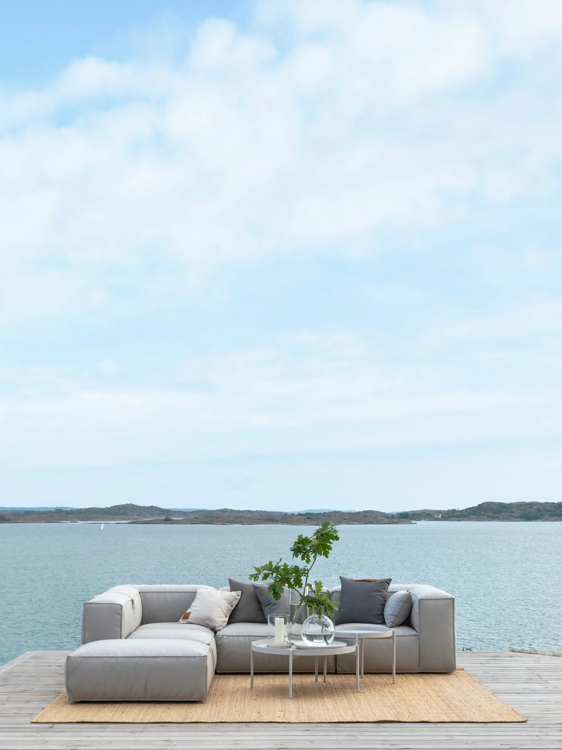 Asker Modular Sofa - Light Grey