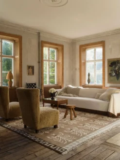 Beige Throw