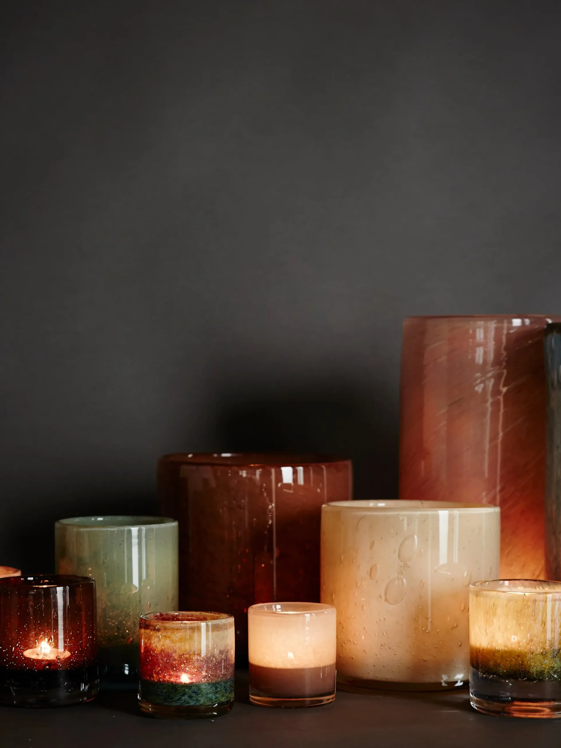 Belle Candle Holder - Brunette - Medium