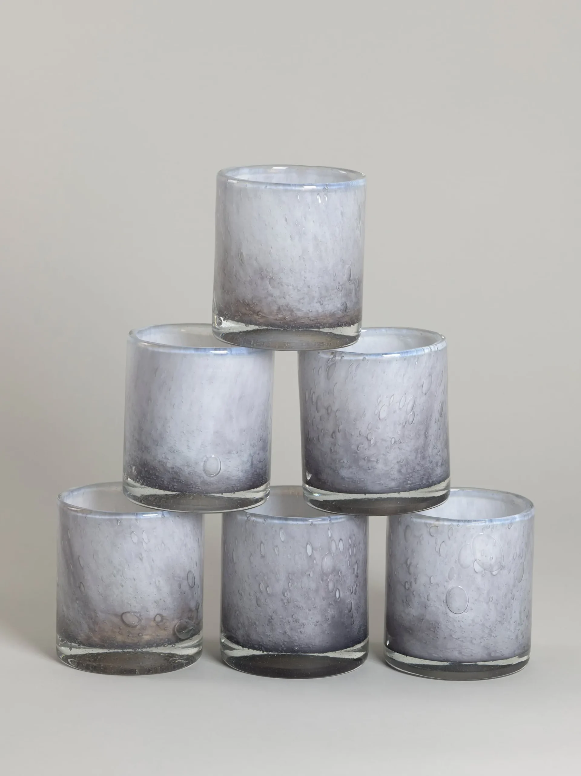 Belle Candle Holder - Cloudy Grey - Medium