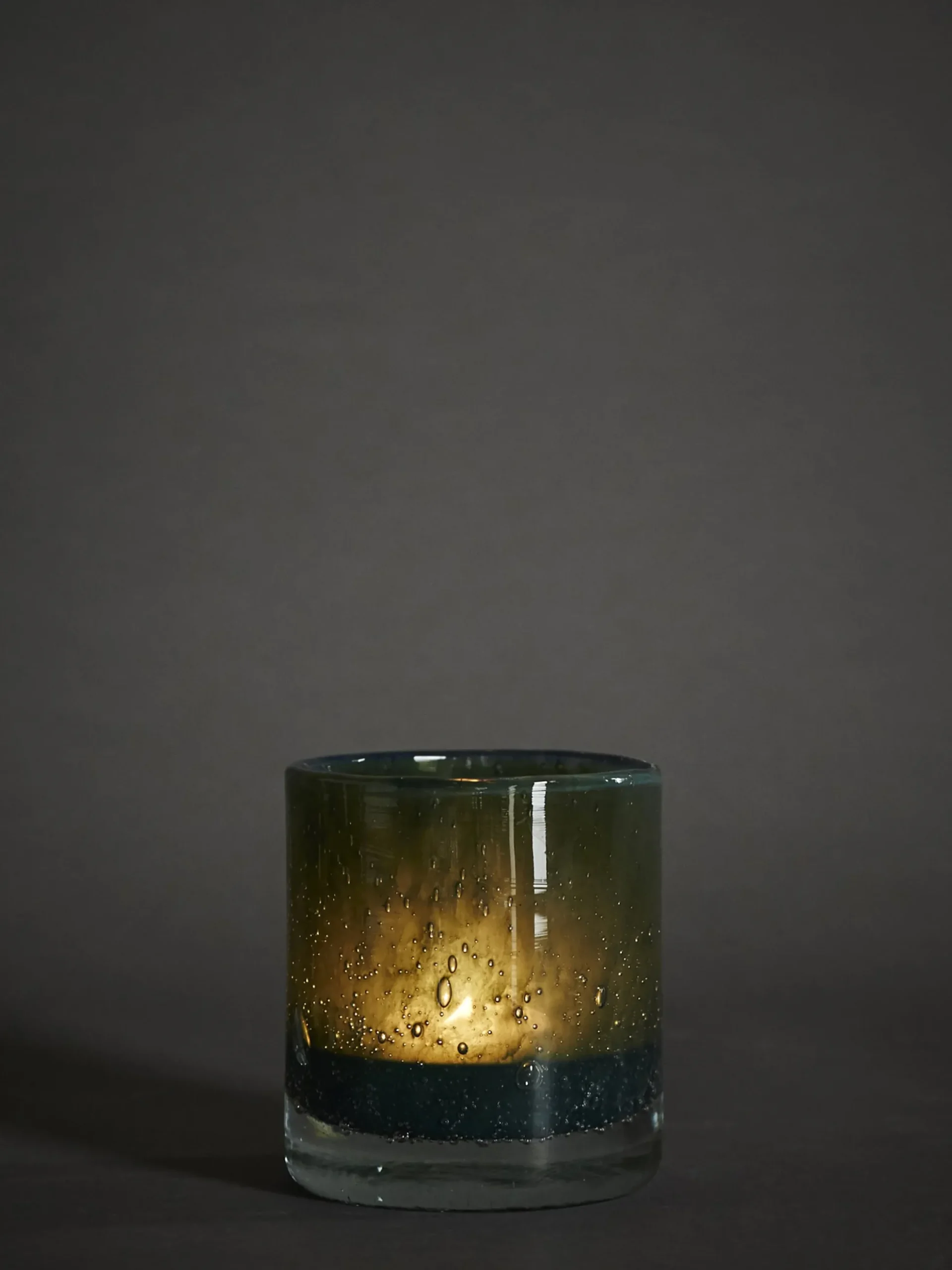 Belle Candle Holder - Moss Green - Small