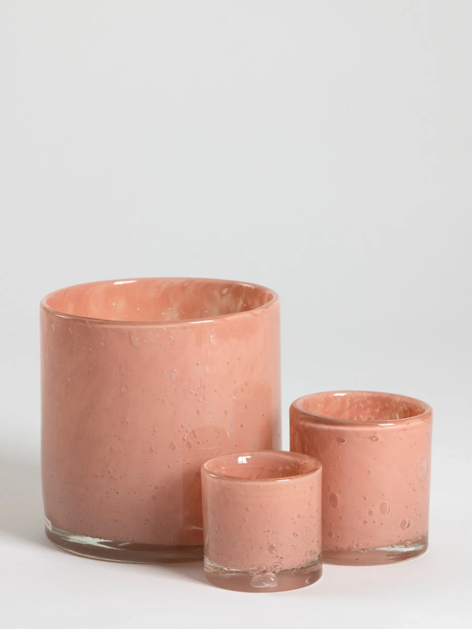 Belle Candle Holder - Salmon - Large