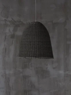 Bell 95 Hanging Lamp – Rattan