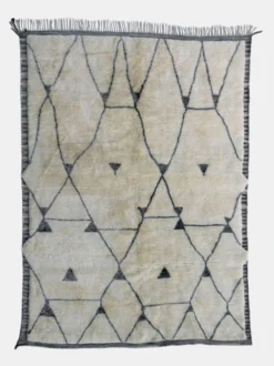Beni Ghina - Natural Wool Black