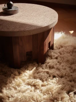 Berber Sofa Table - Limestone