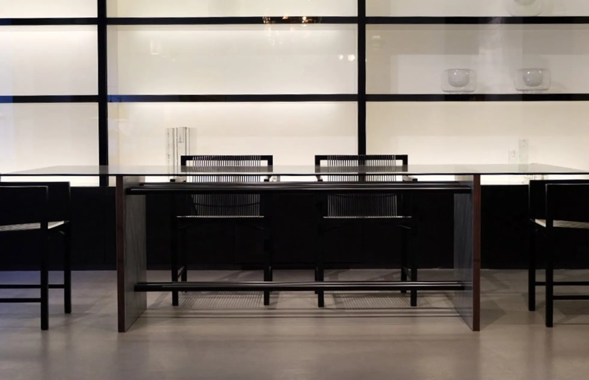 Bespoke Rectangular Glass Table - 260 x 120 cm