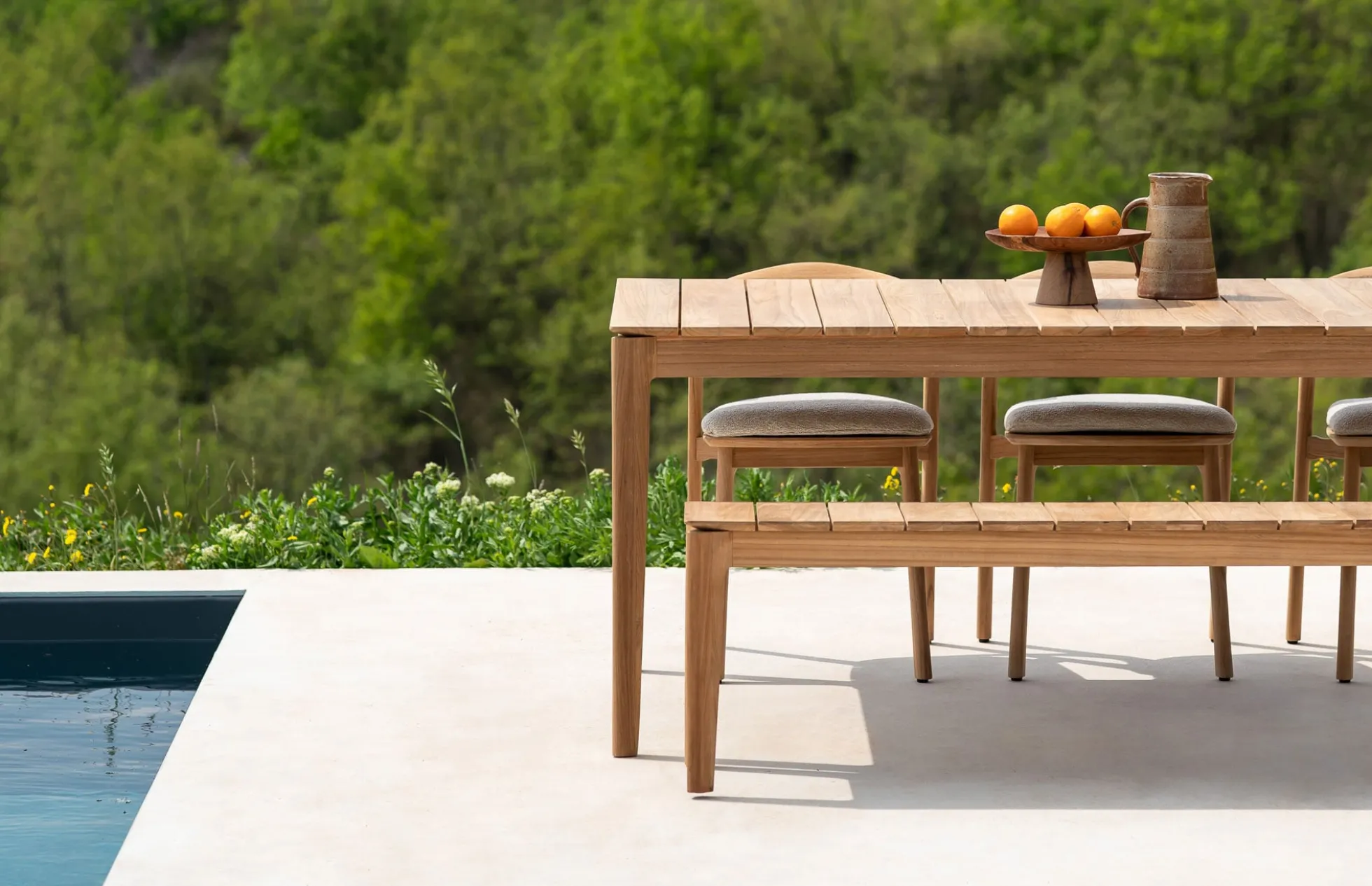 Bok Outdoor Bench - Teak