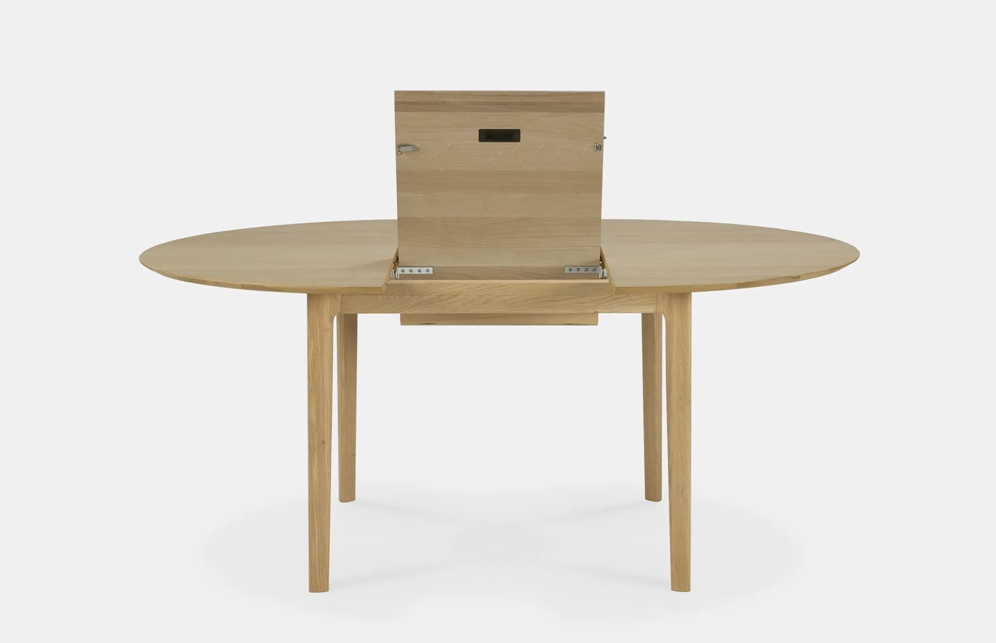Bok Round Extendable Dining Table - Oak