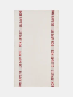 Bon Appetit Dish Towel - Red