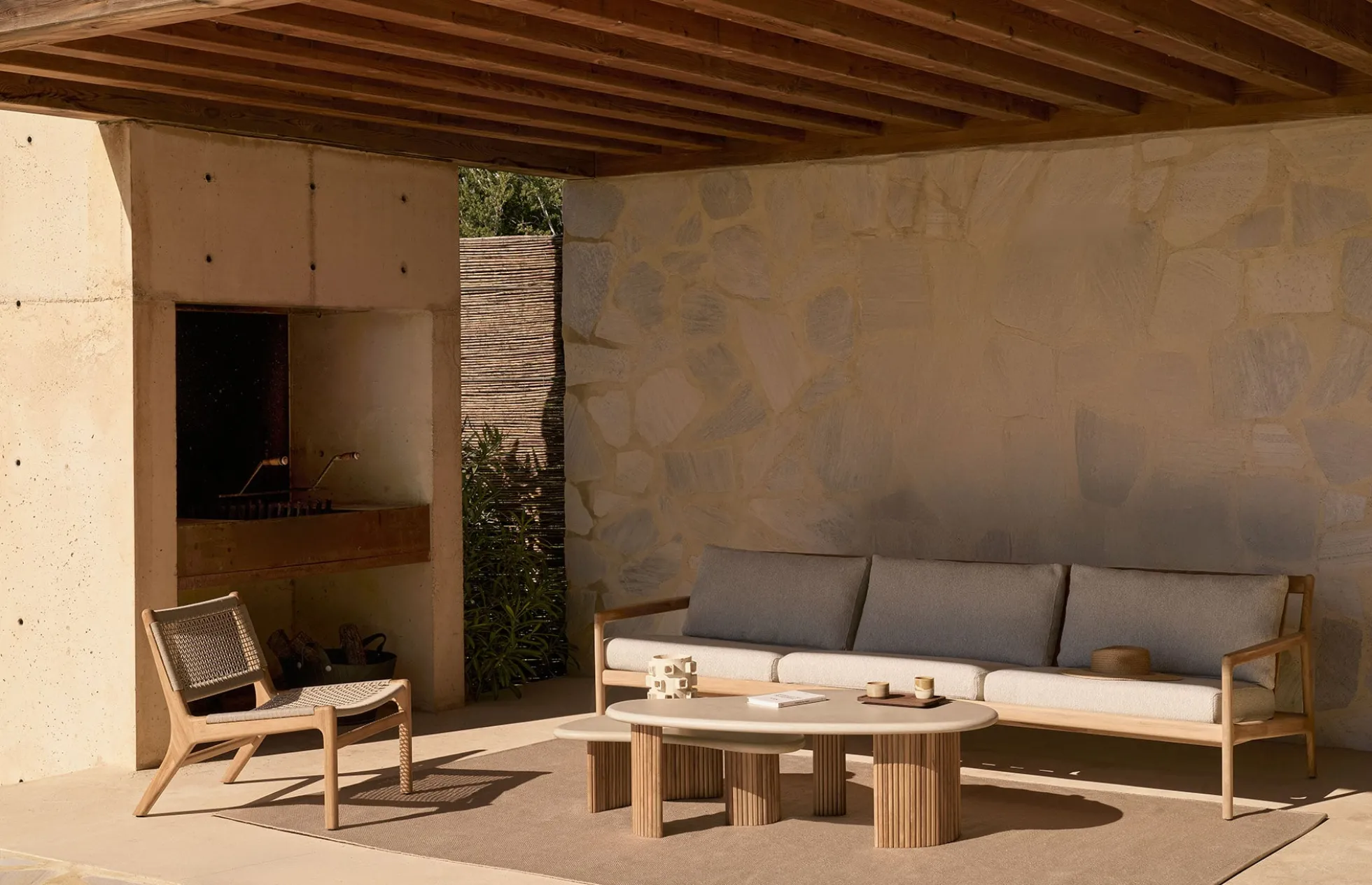 Boomerang Outdoor Coffee Table