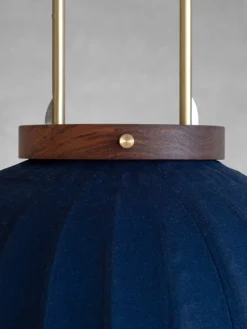 Bucket Lantern - Indigo