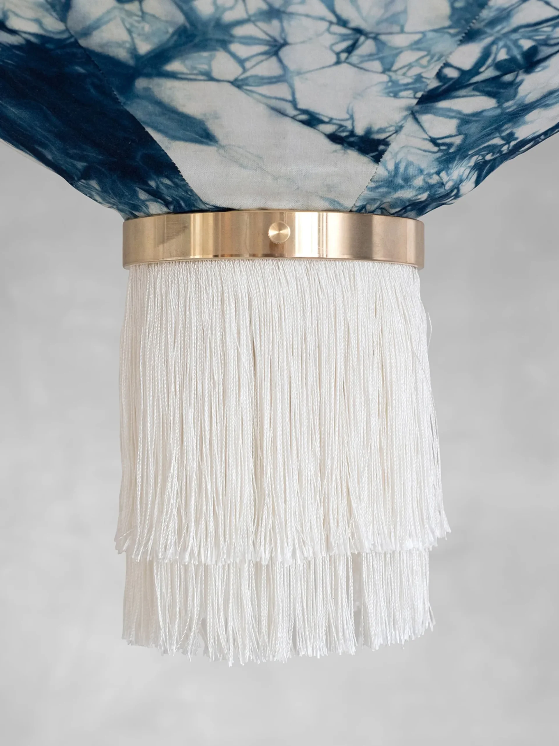 Bucket Pendant - Plant Dyed Pattern