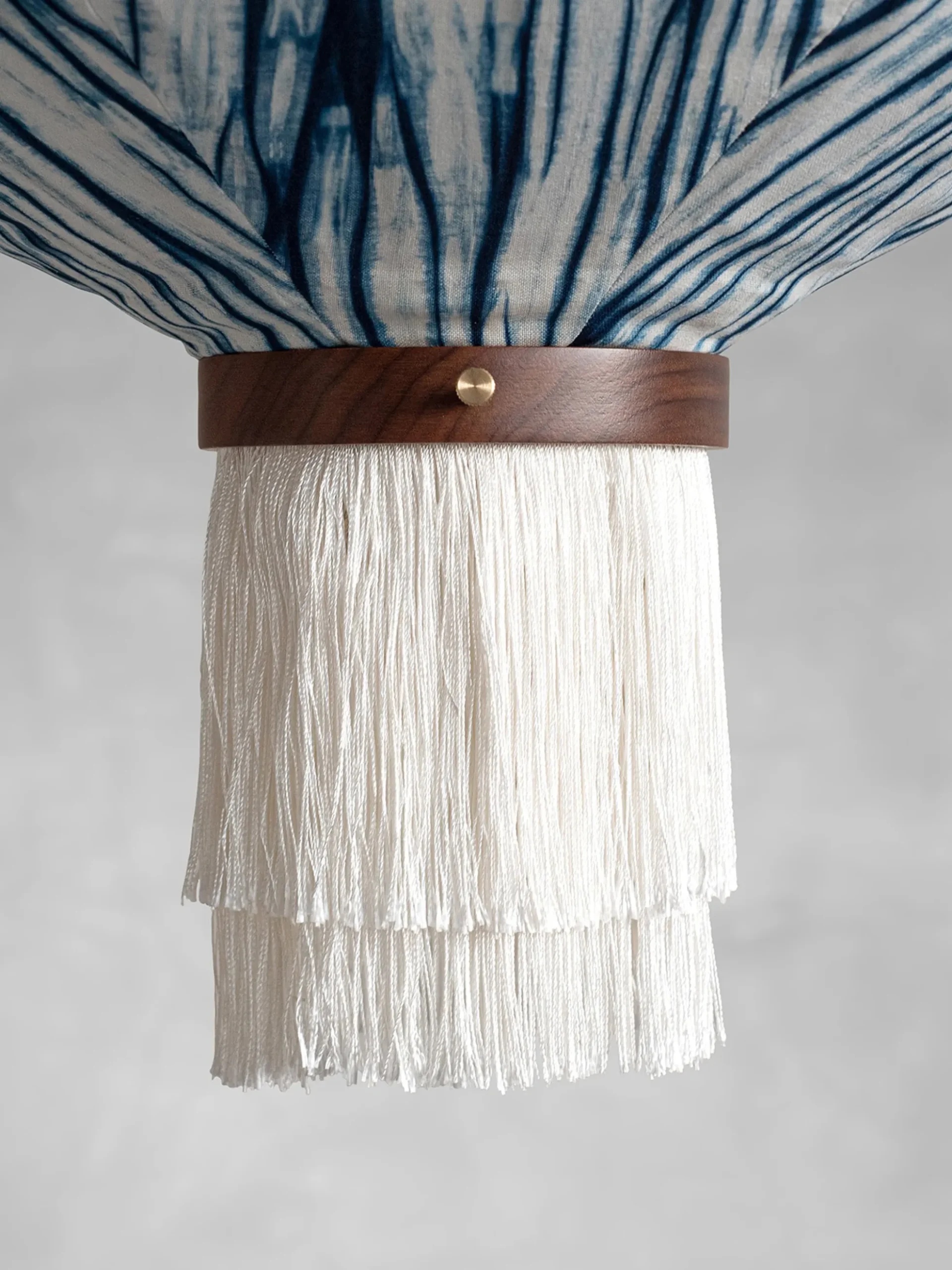 Bucket Pendant - Plant Dyed Pattern