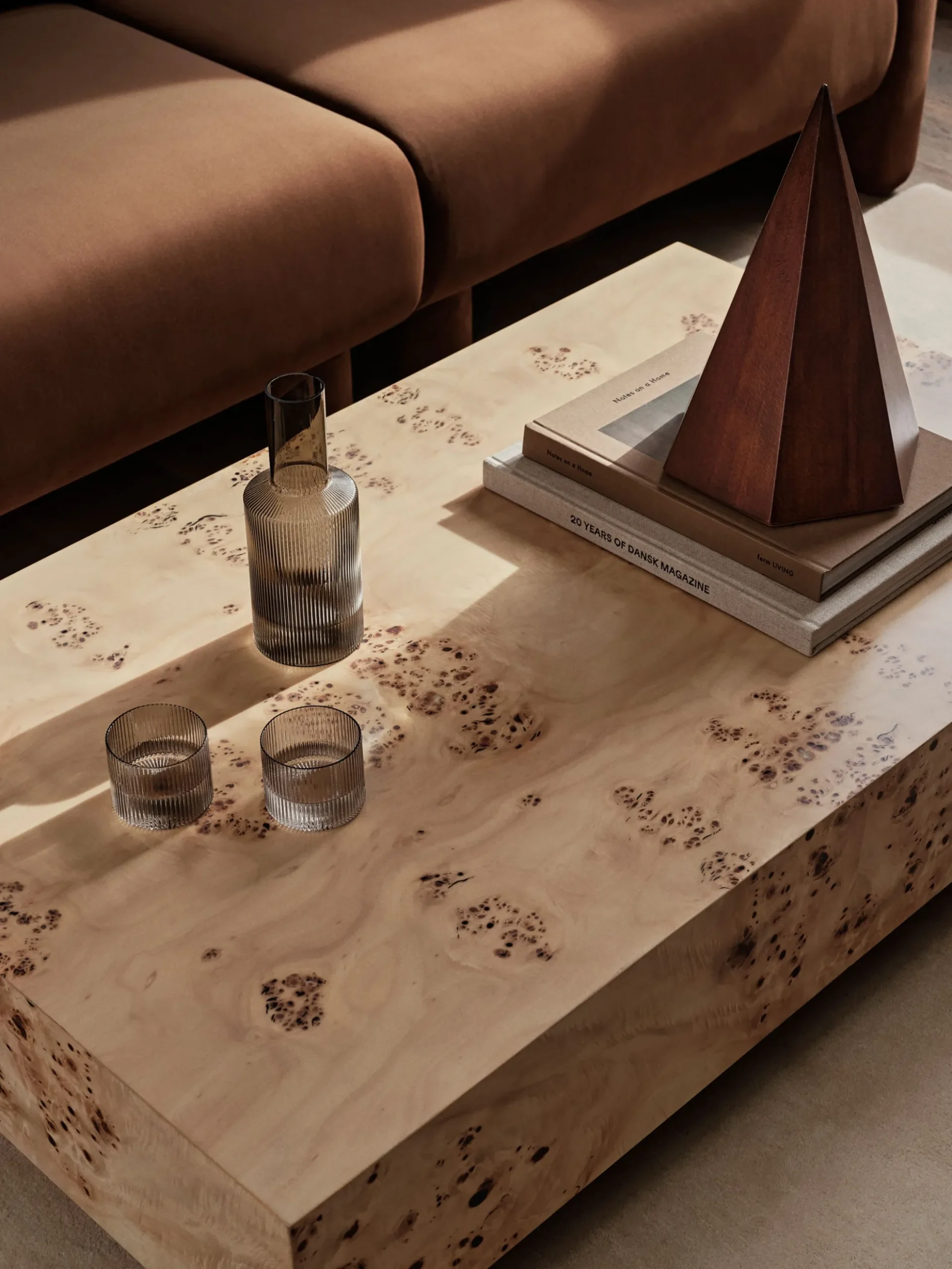 Burl Coffee Table
