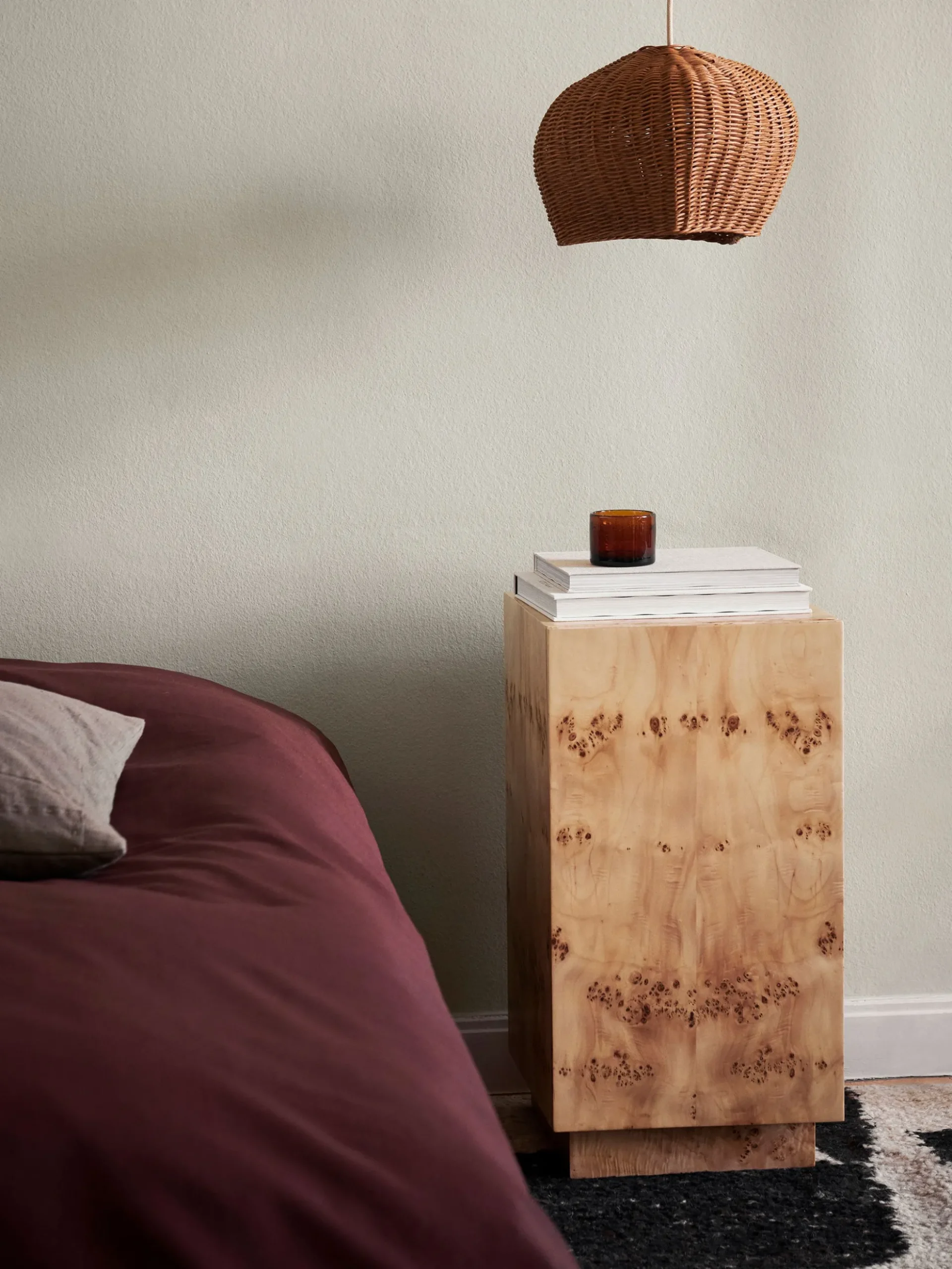 Burl Side Table