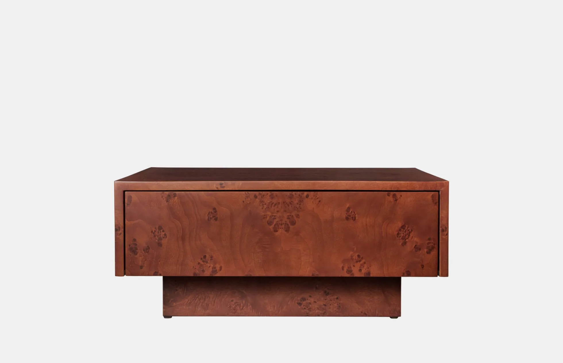 Burl Storage Coffee Table