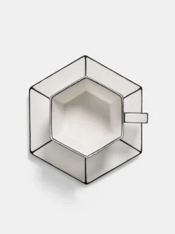 Carte Blanche Cappuccino Cup with Saucer