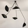 Ceiling Lamp with Five Angeled Arms