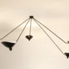 Ceiling Lamp with Five Fixed Arms