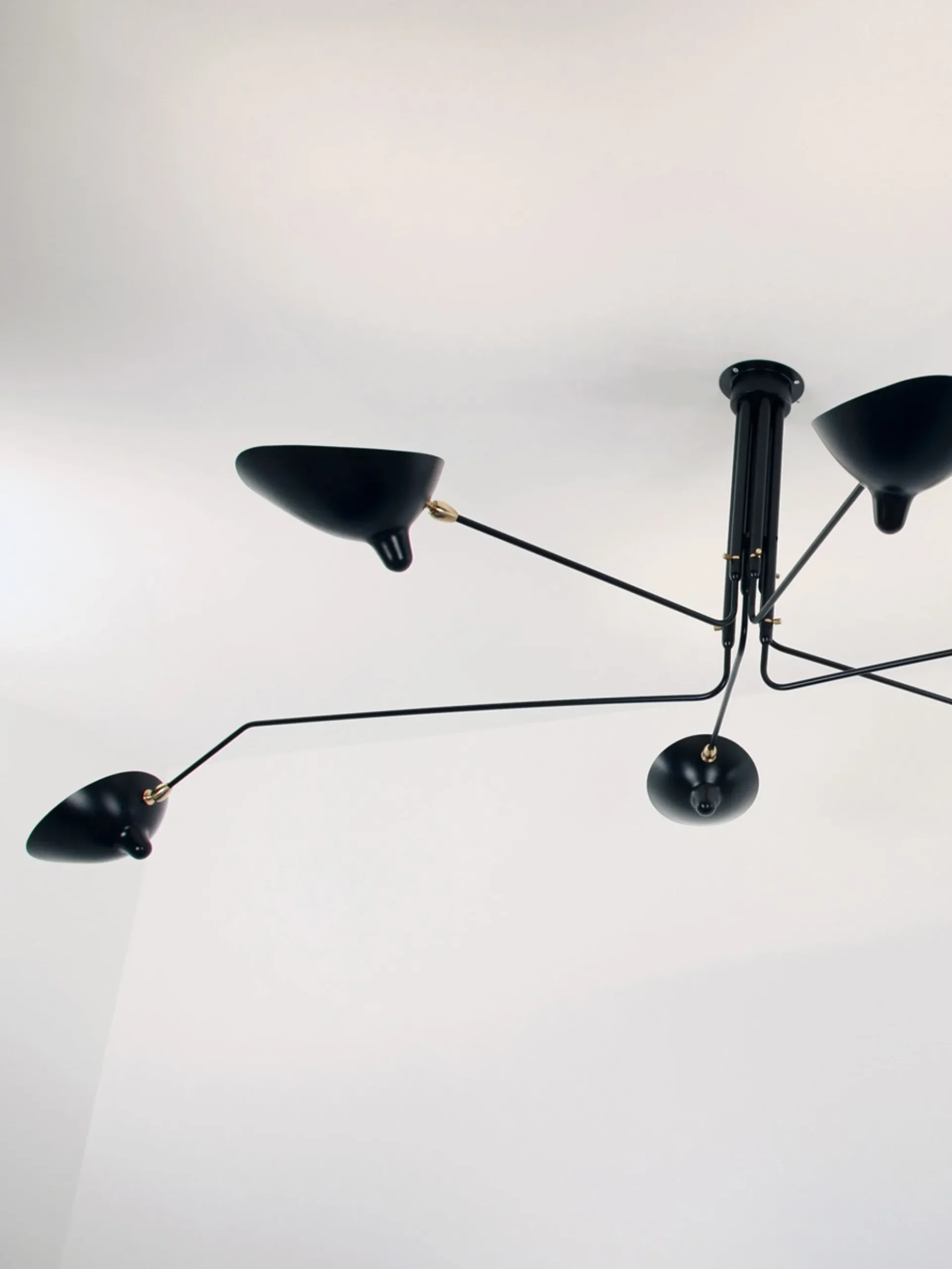Ceiling Lamp with 6 Rotating Arms