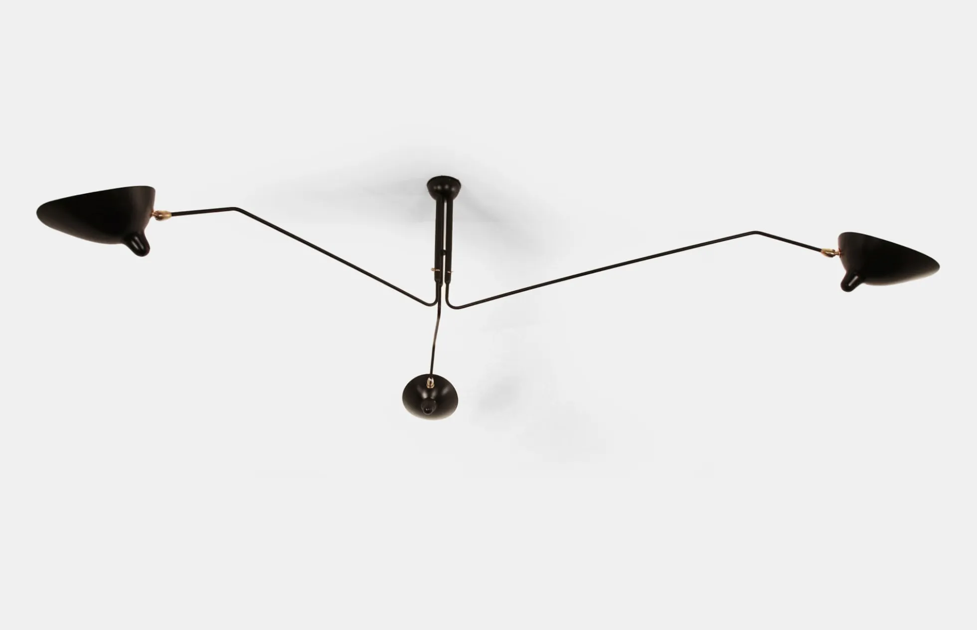 Ceiling Lamp with Three Rotating Arms
