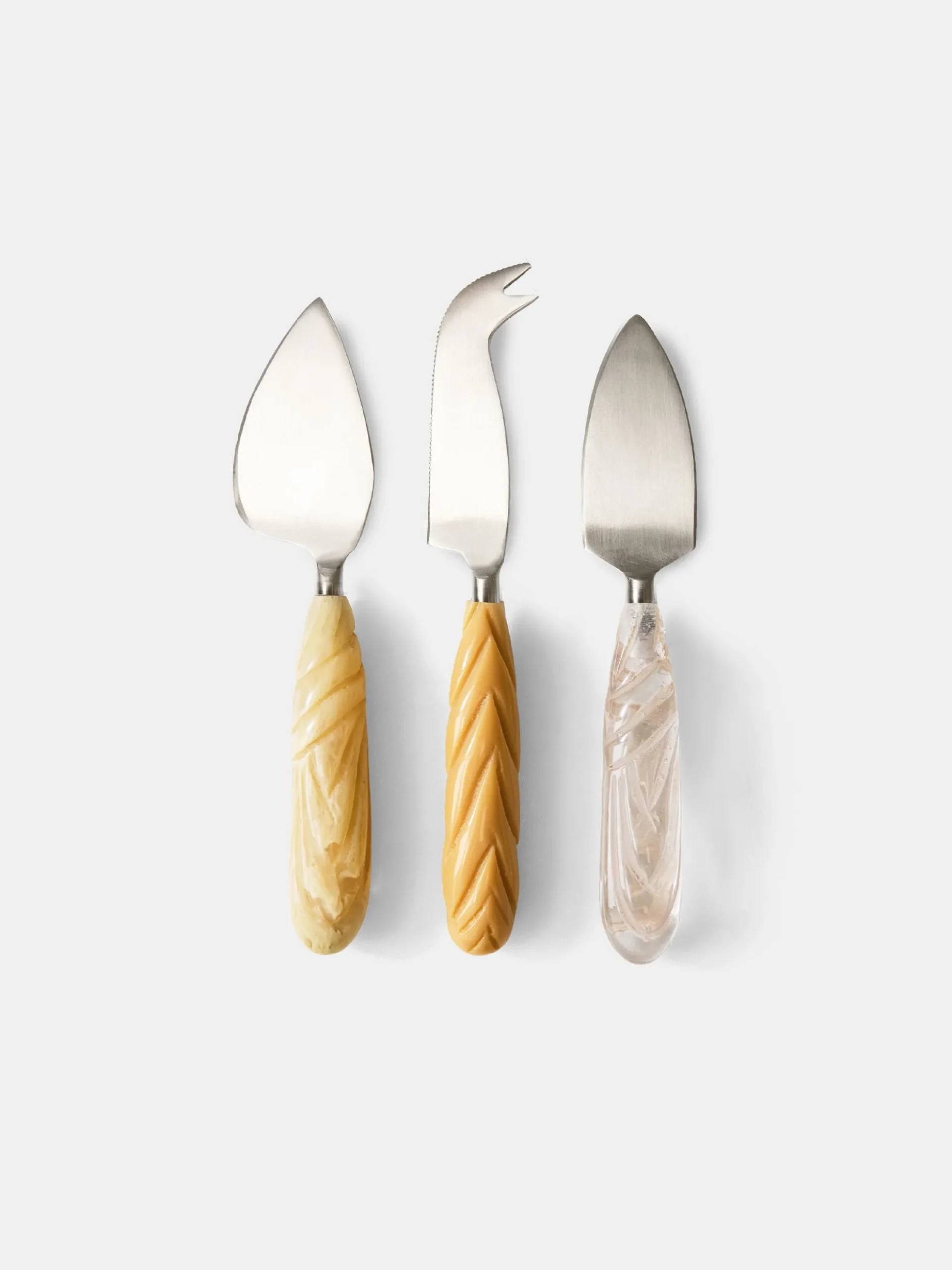 Cheese Knives Cream - Set of 3