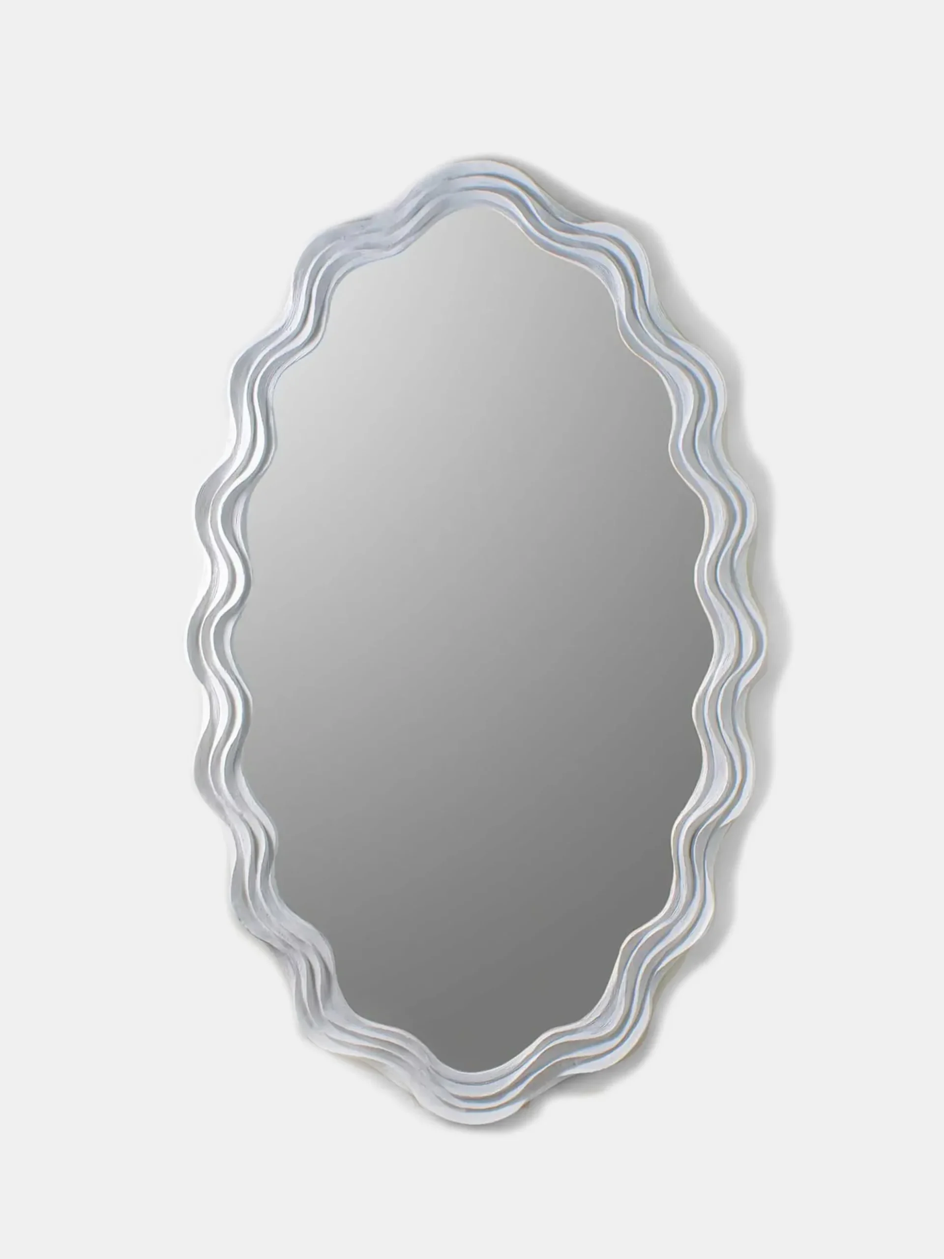 Clam Shell Mirror Oval