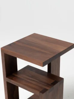 Constructivist Side Table - Walnut