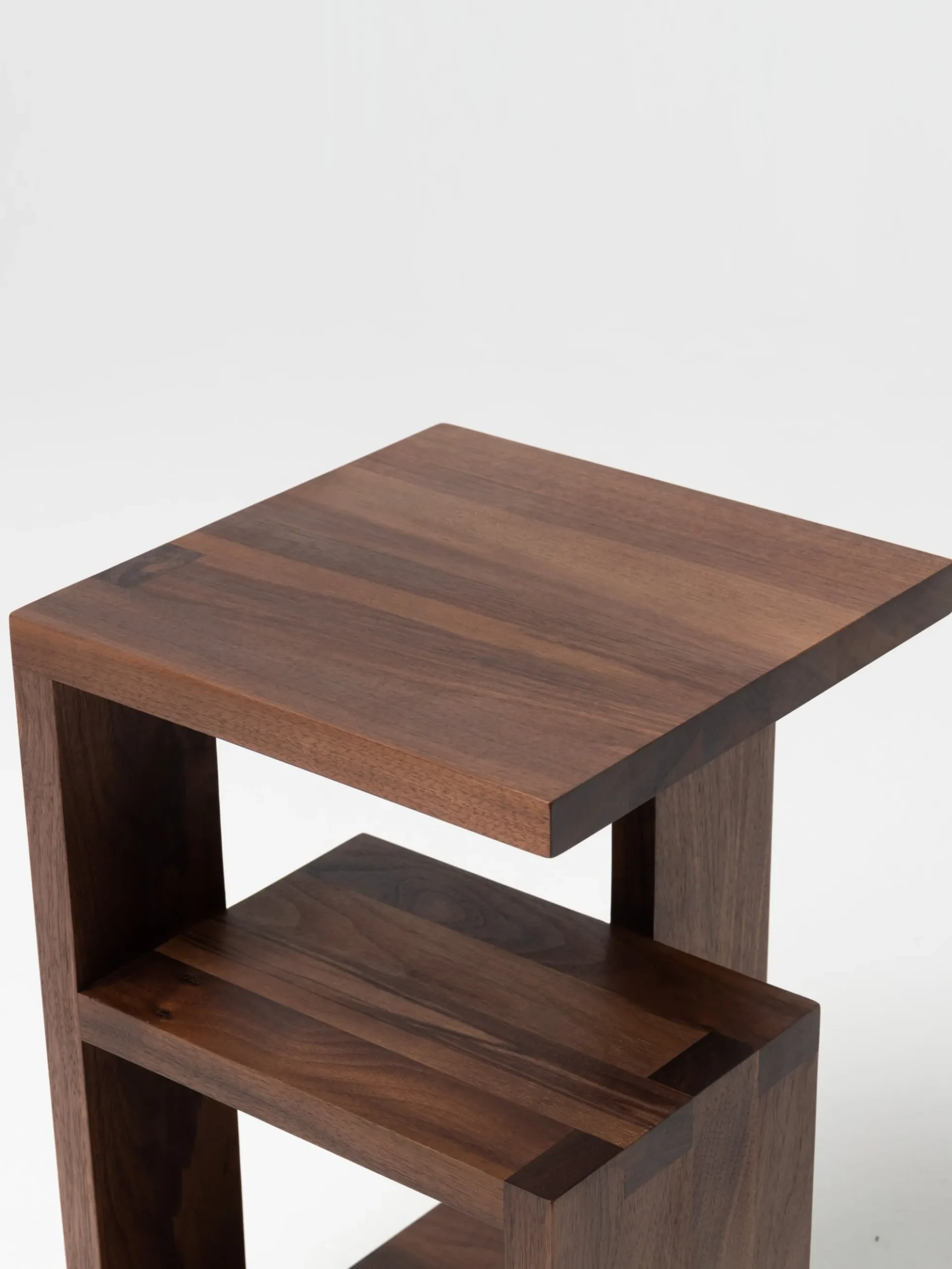 Constructivist Side Table - Walnut