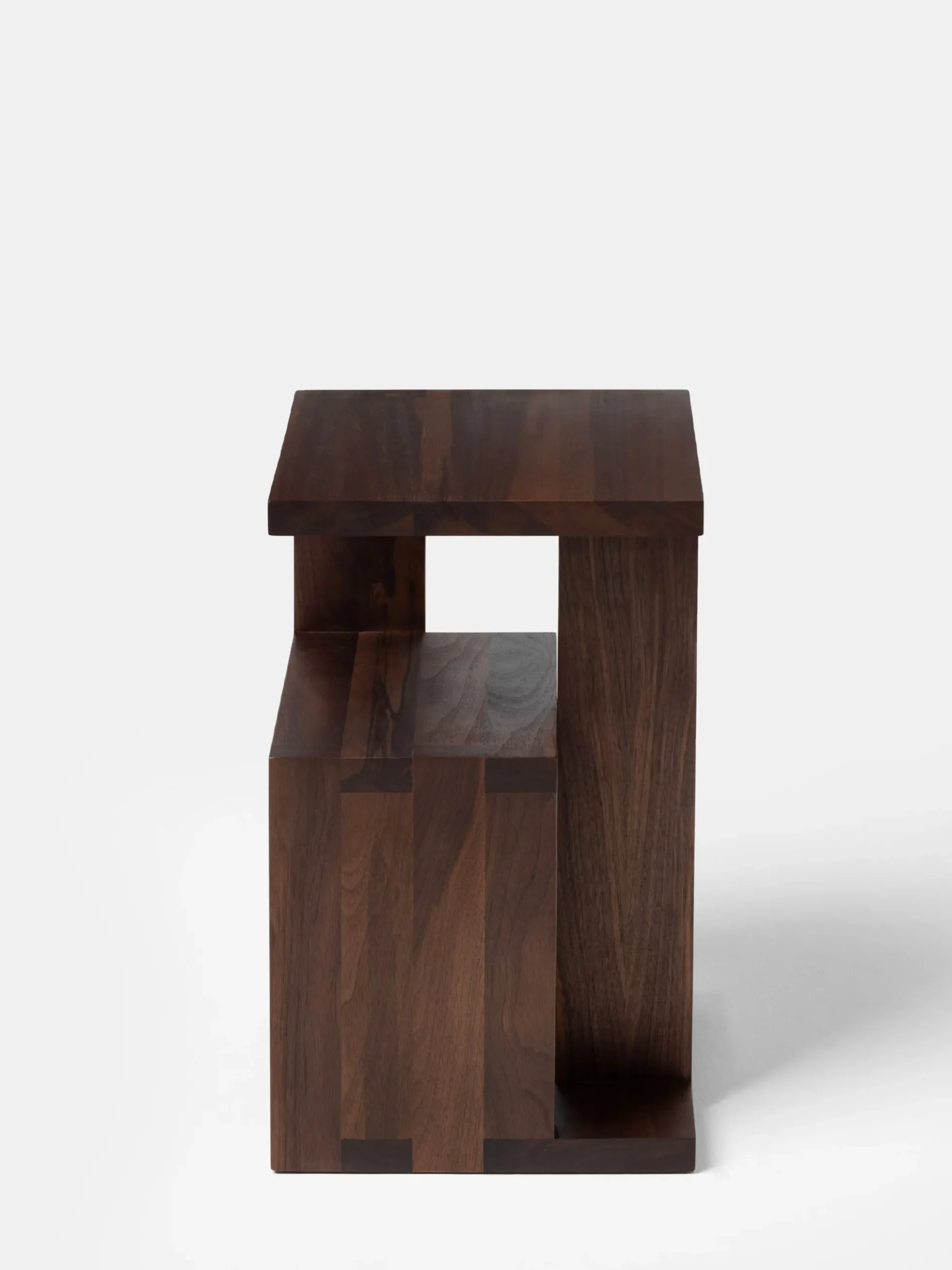 Constructivist Side Table - Walnut
