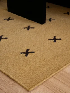Cross - Mustard/Dark Brown