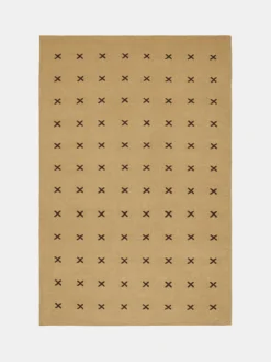 Cross - Mustard/Dark Brown
