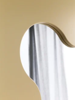 Curvy Mirror - Light Yellow