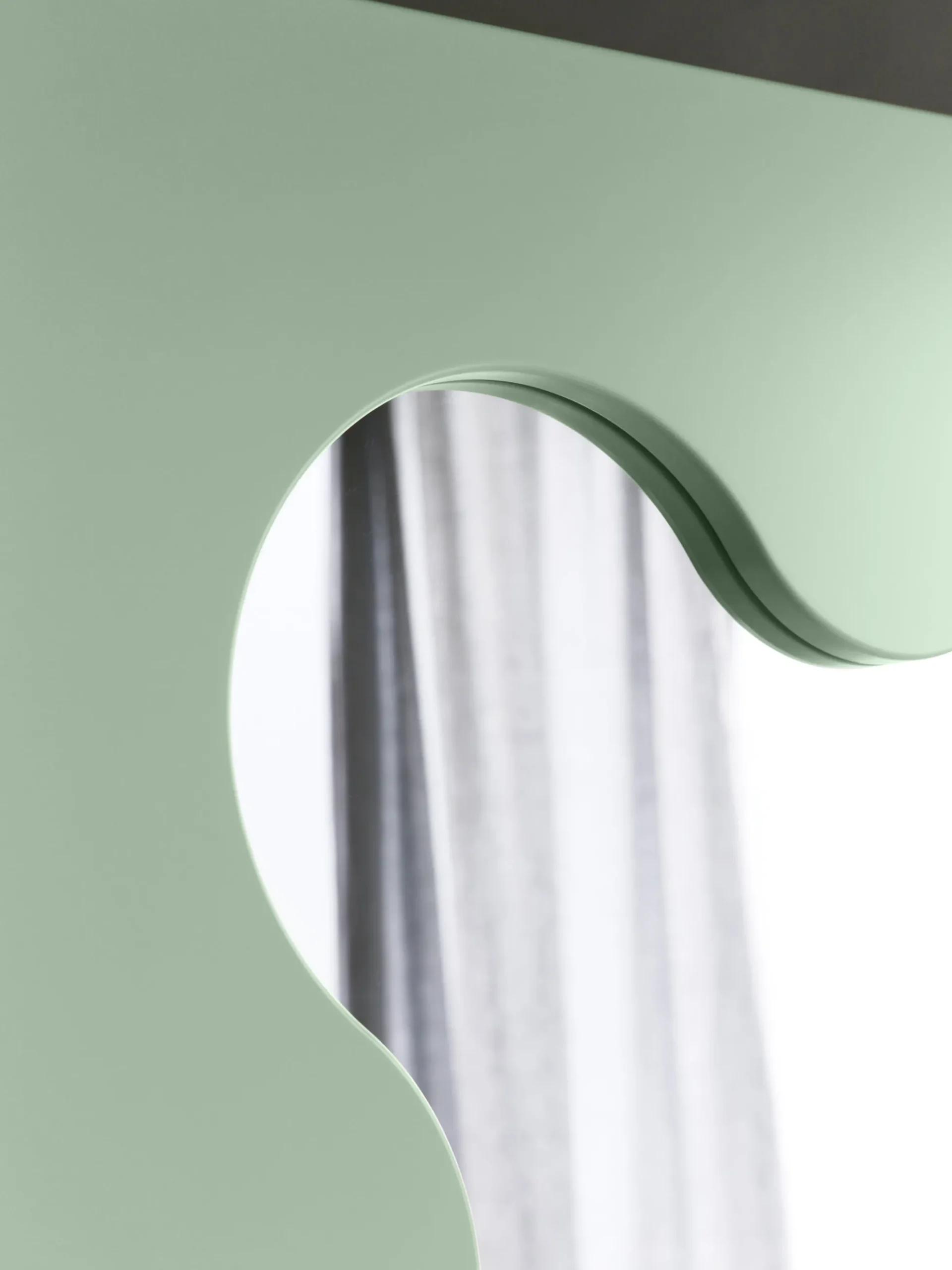 Curvy Mirror Mini - Green