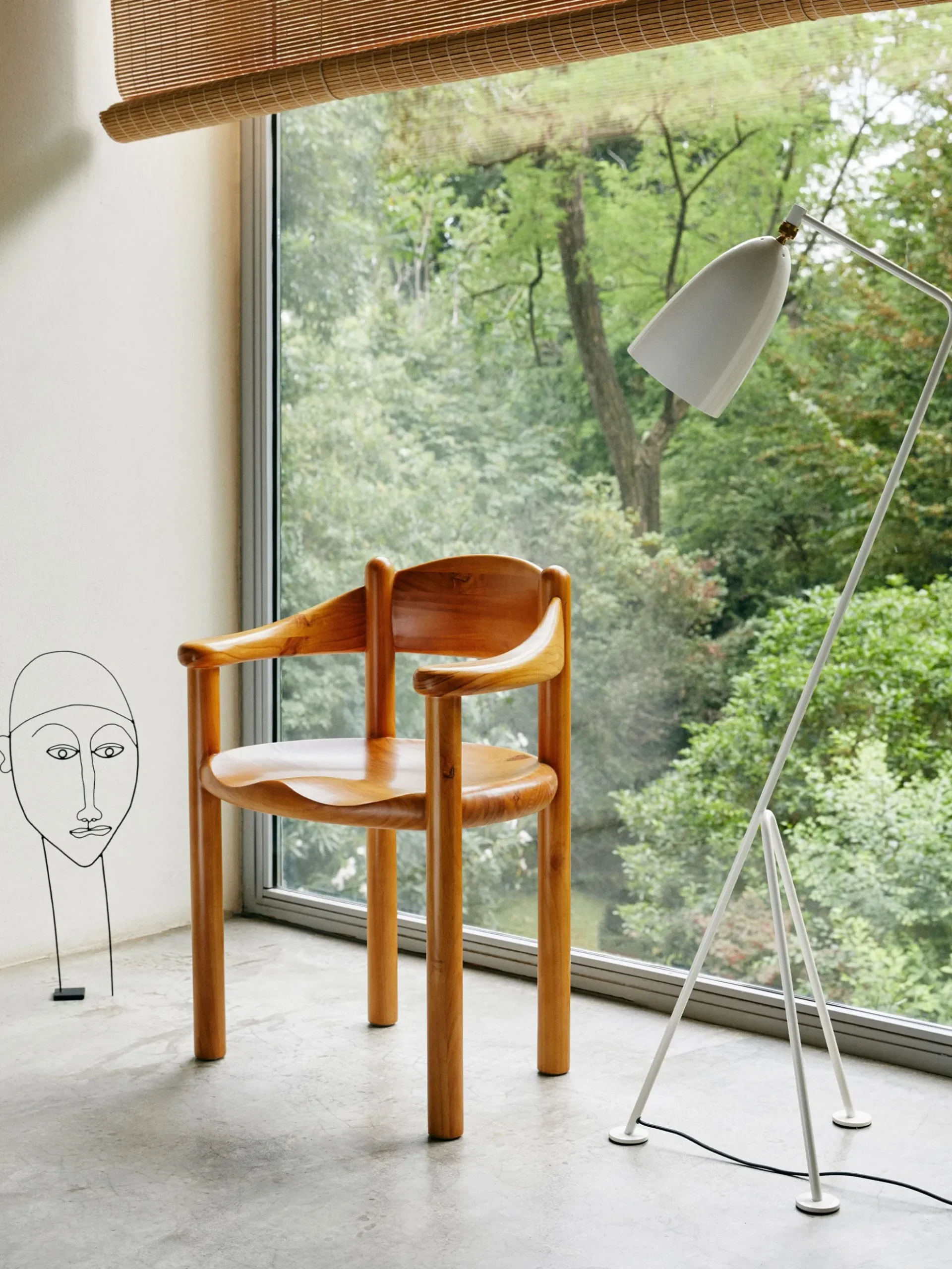 Daumiller Dining Armchair - Golden Pine