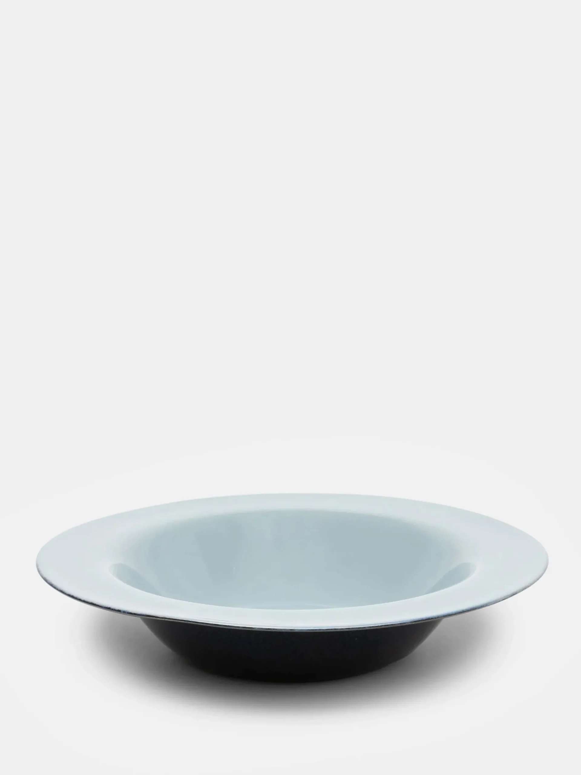 Degustation Large Round Blue Grey and Dark Blue