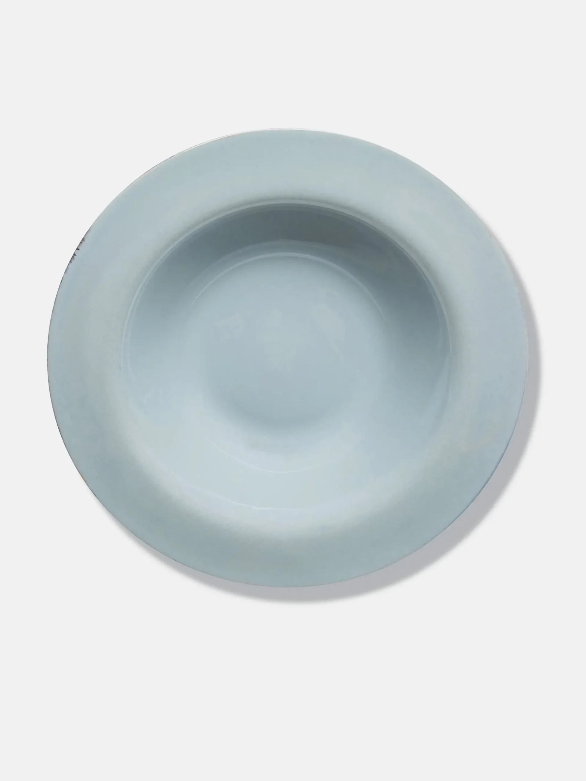 Degustation Large Round Blue Grey and Dark Blue