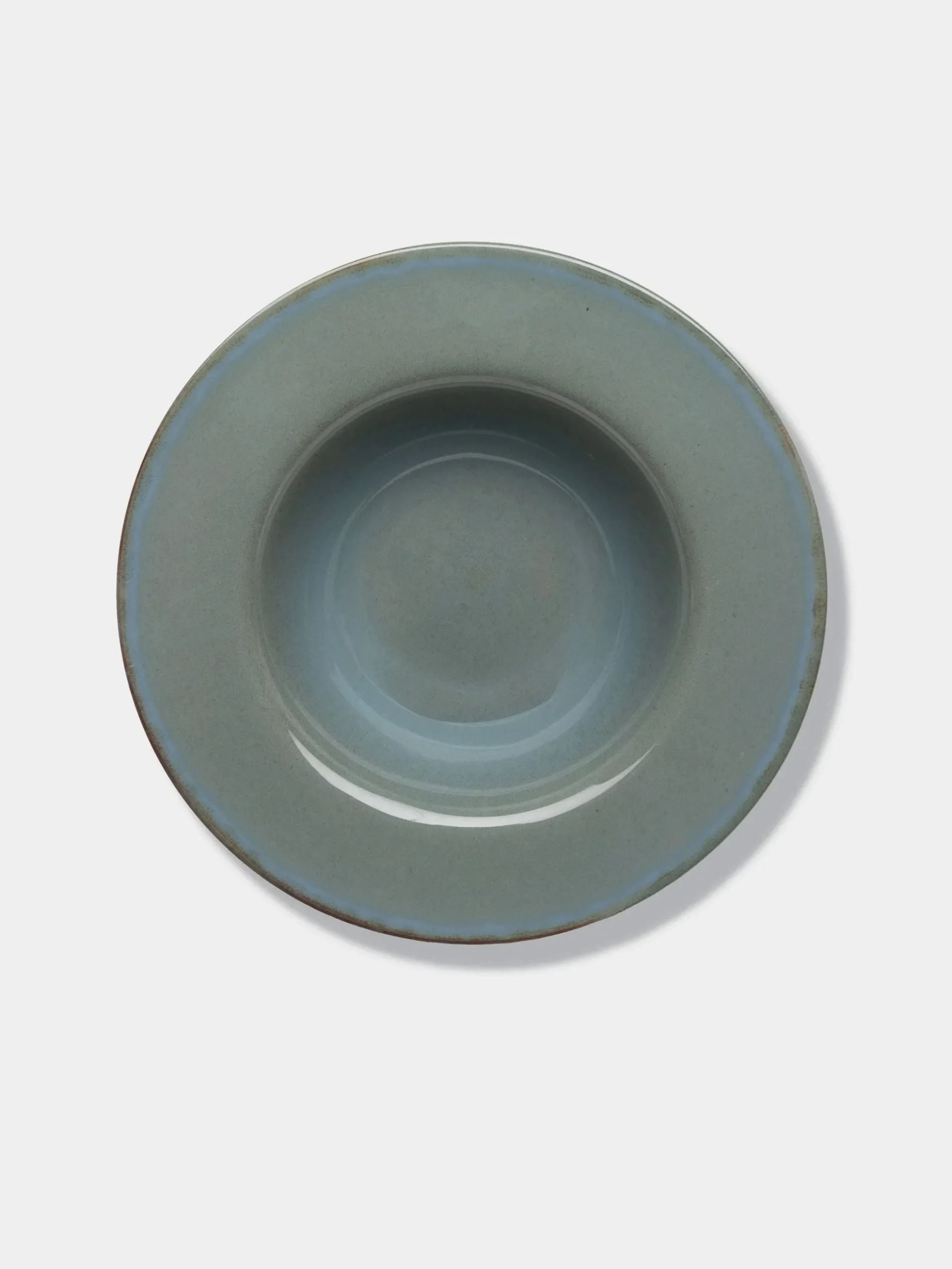 Degustation Small Round Blue Grey and Dark Blue